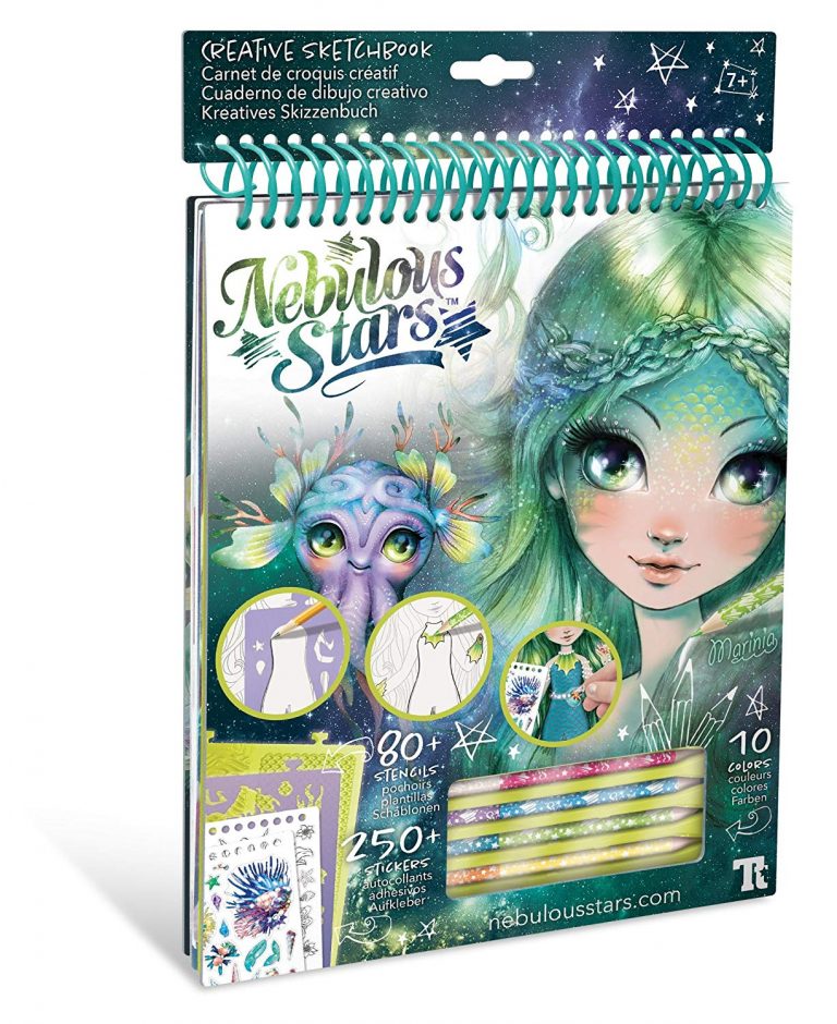 Peinture Vitrail Enfant Kit Créatif Enfant Nebulous Stars - Coffret Activité Manuelle Créatures