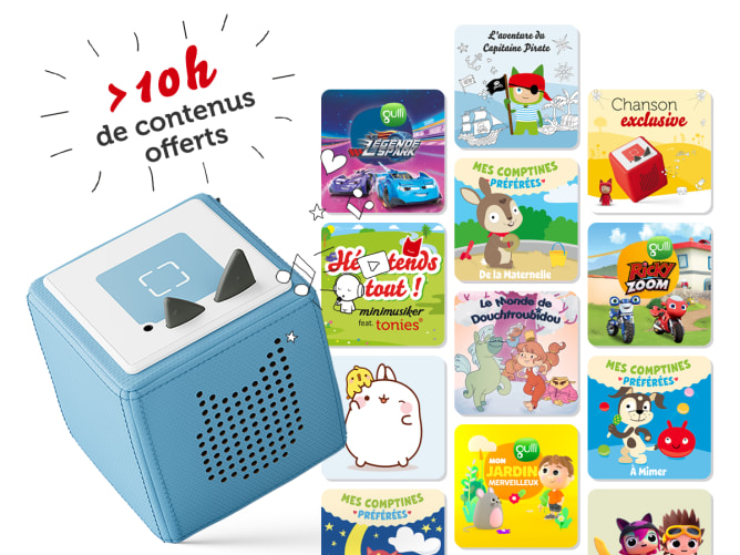 Film De Protection Pour Toniebox 2 - Anti-rayures, Motifs Enfants - Autocollant, Facile à Poser Et à Enlever